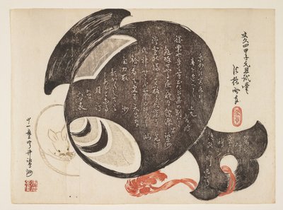 Mallet and a Mouse, January 1864 by Ebashi Sesshin